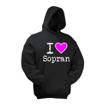 Fruit of the Loom Kapuzenpulli I Love Sopran Herren