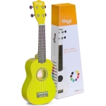 Stagg Sopran Ukulele gelb mit Tasche